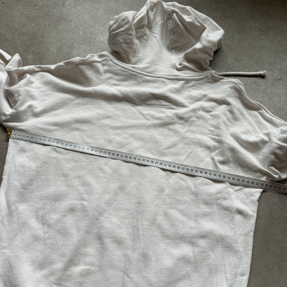 Def White Oversized Hoodie XL