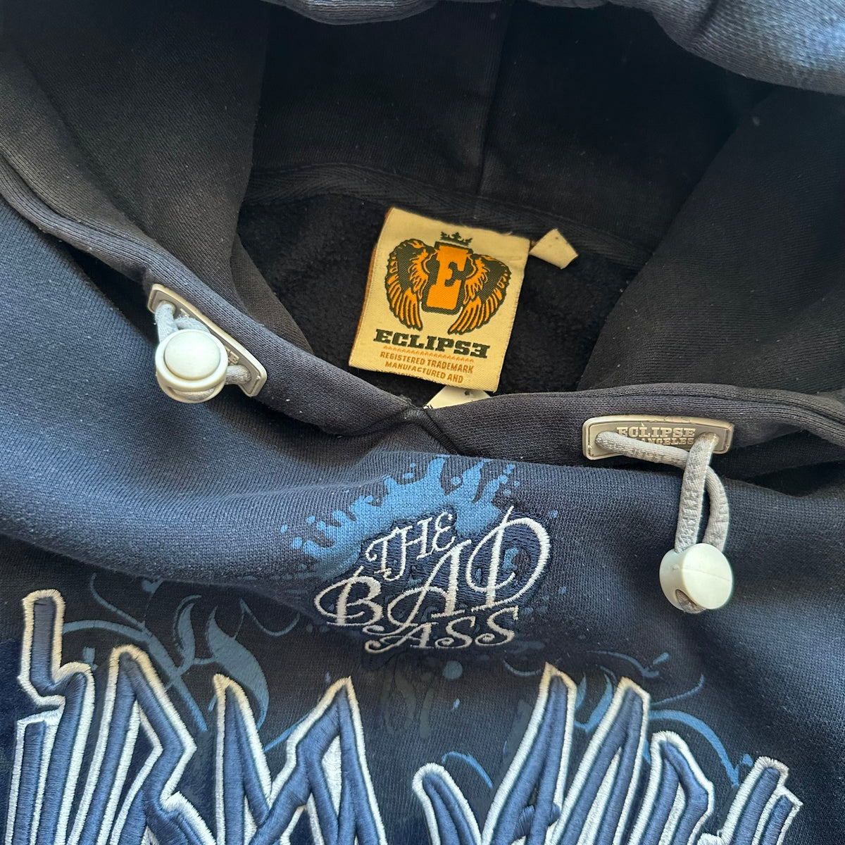 Eclipse Company Navy Graphic Hoodie L