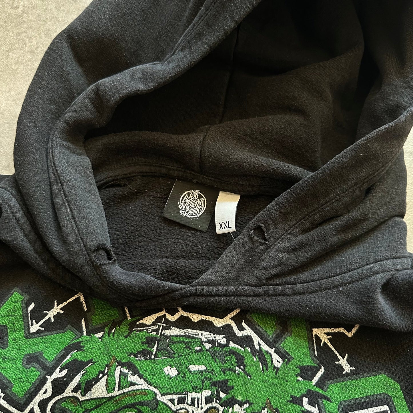 187 Strassenbande Black Graphic Hoodie XXL