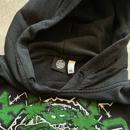 187 Strassenbande Black Graphic Hoodie XXL