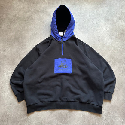 Adidas Adventure Black Quarter Zip Hoodie XXL