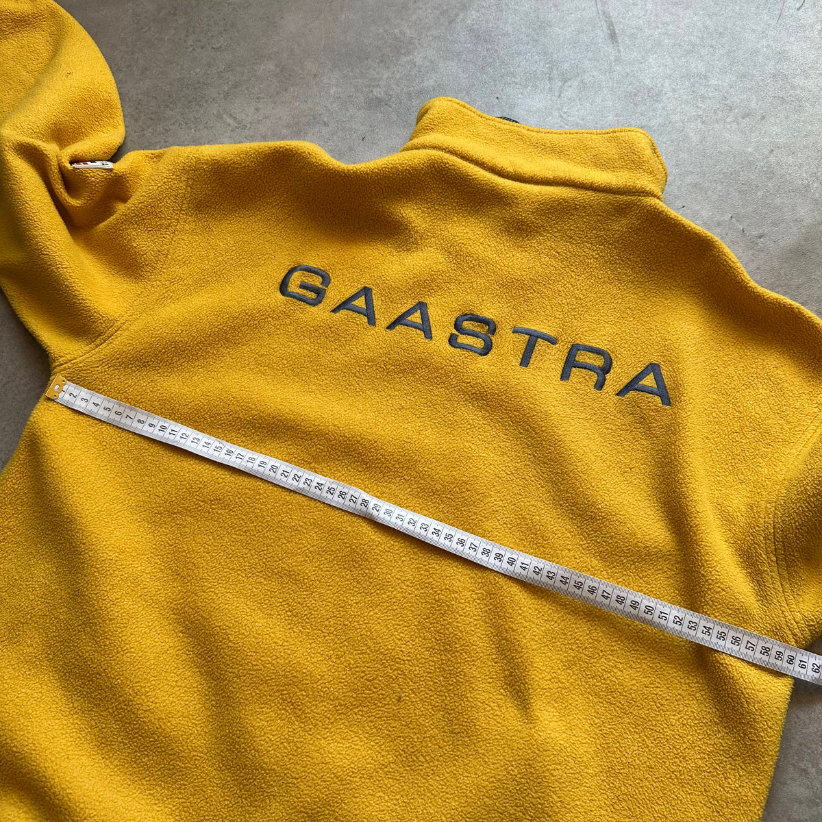 Gaastra Yellow Quarter Zip Fleece M