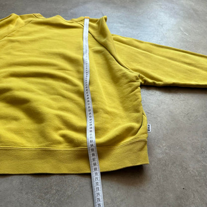 Nike Sportswear Yellow Big Swoosh Sweatshirt S