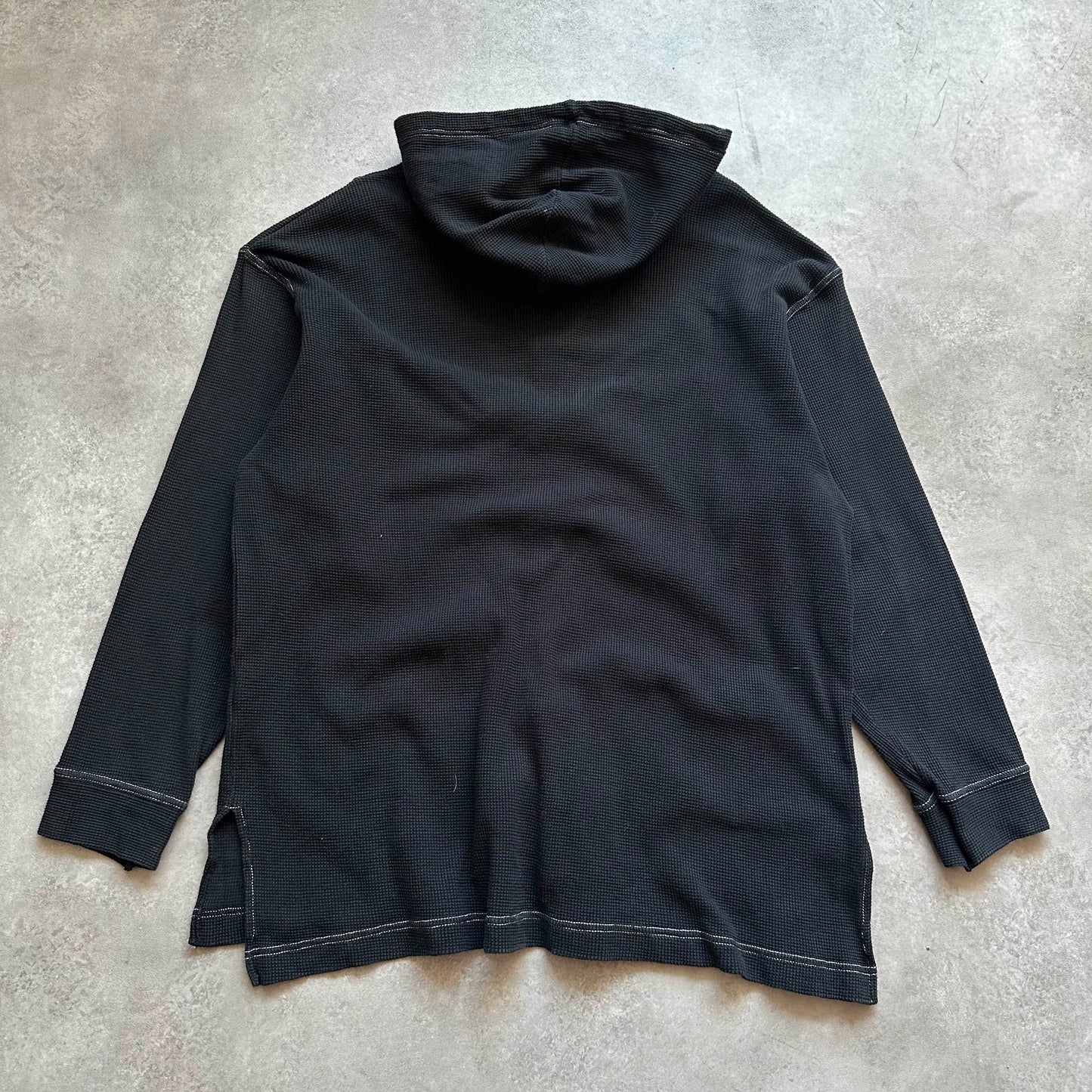 Danza Black Waffle Zip Hoodie M