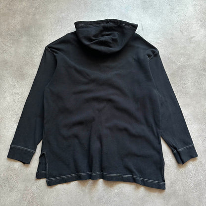 Danza Black Waffle Zip Hoodie M