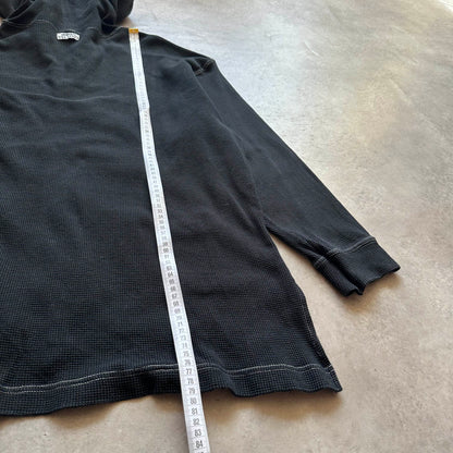 Danza Black Waffle Zip Hoodie M