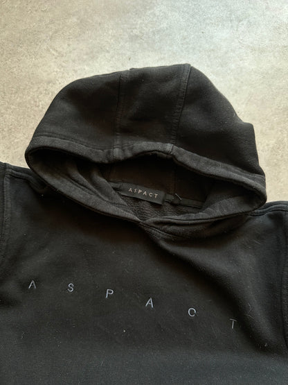 Aspact Black Logo Hoodie S