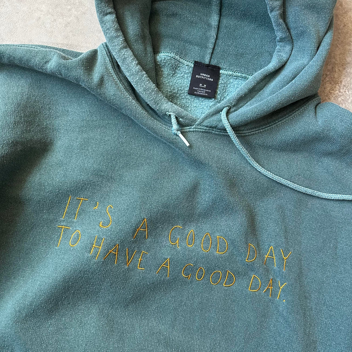 Urban Outfitters Green Graphic Hoodie M