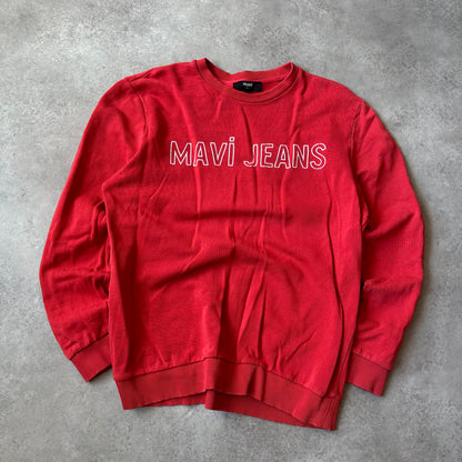 Mavi Jeans Red Sweatshirt M