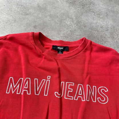 Mavi Jeans Red Sweatshirt M