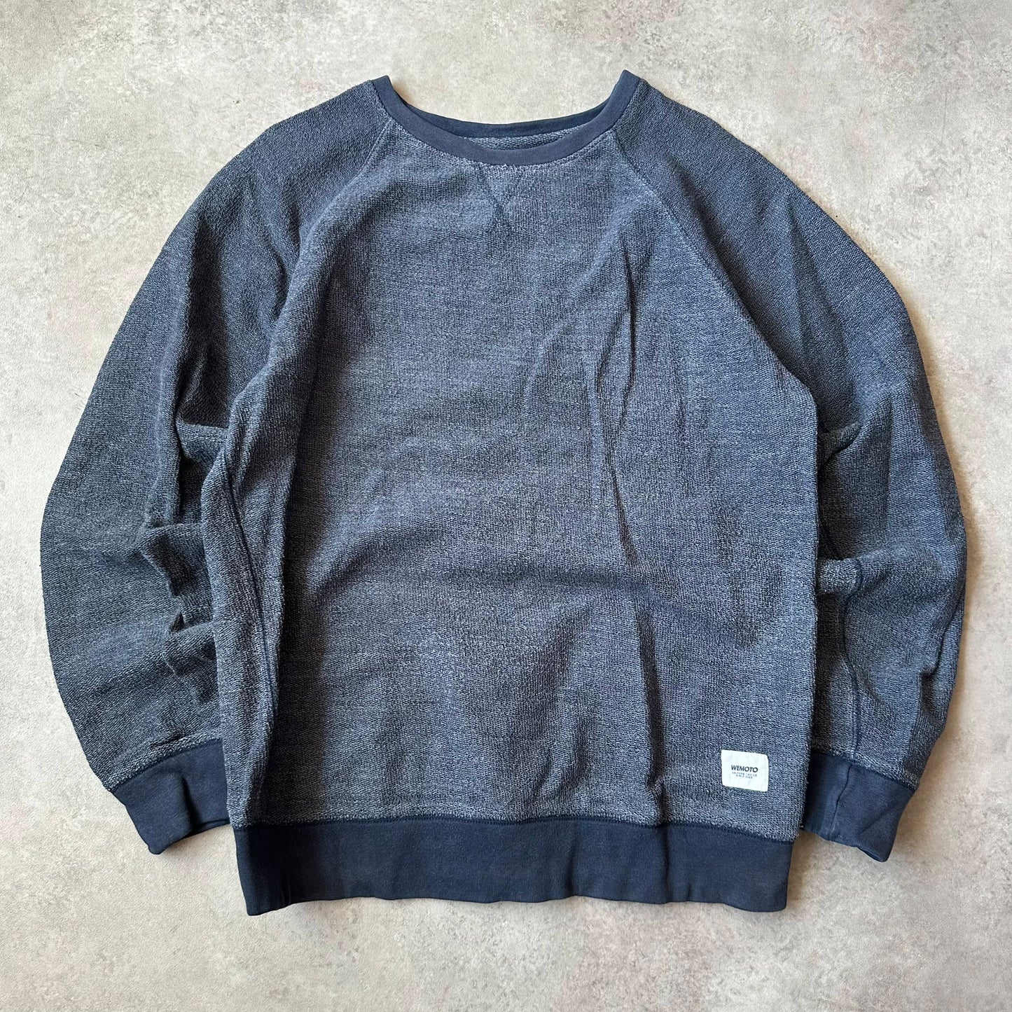 Wemoto Black Textured Sweatshirt S