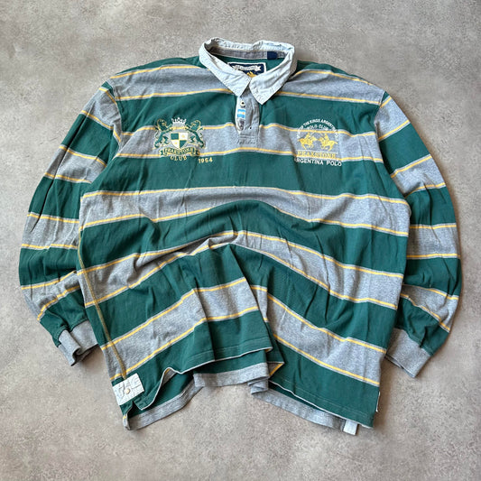 Peakstone Striped Rugby Polo 6XL