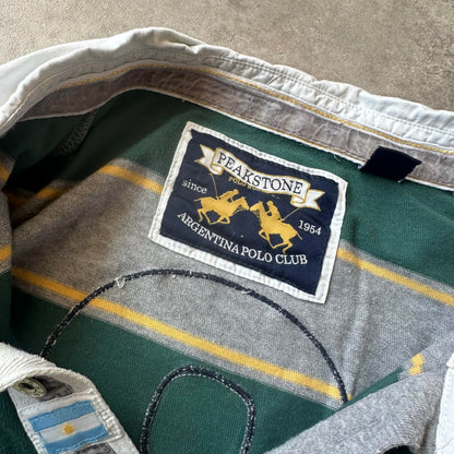 Peakstone Striped Rugby Polo 6XL
