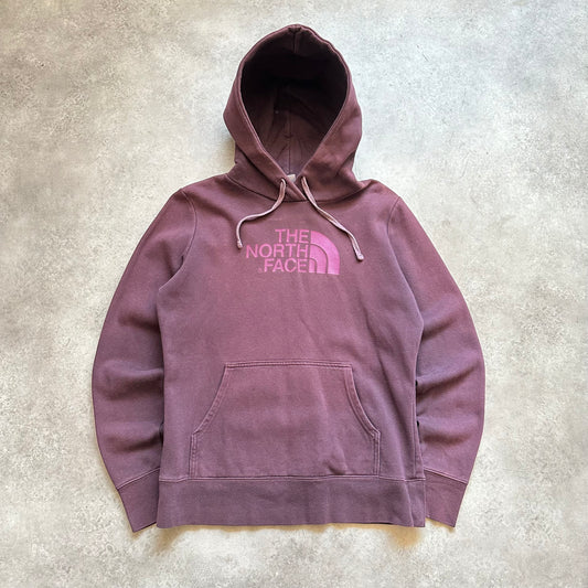 The North Face Purple Logo Hoodie M