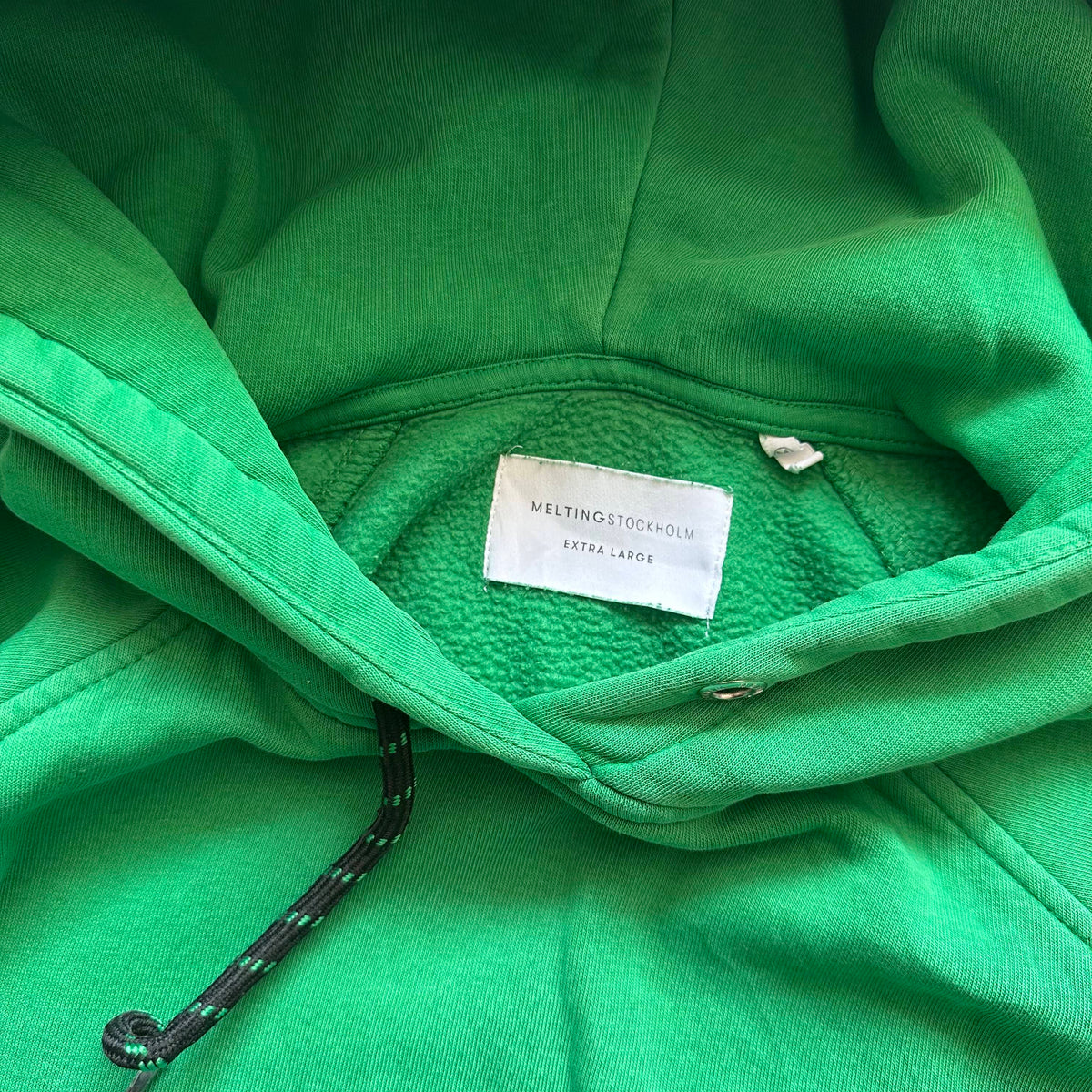 Melting Stockholm Green Hoodie XL