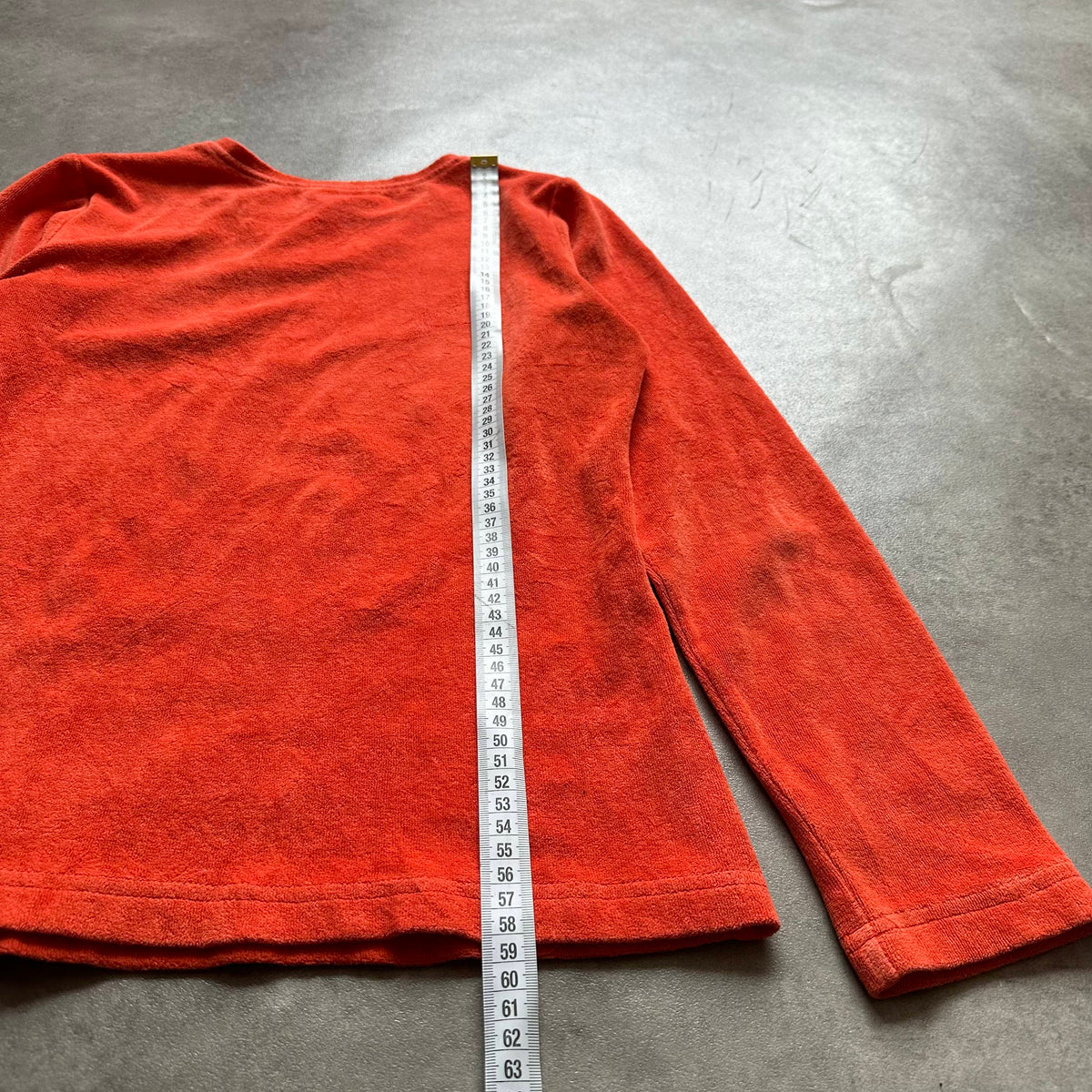Fashion Concept Orange Graphic Long Sleeve S