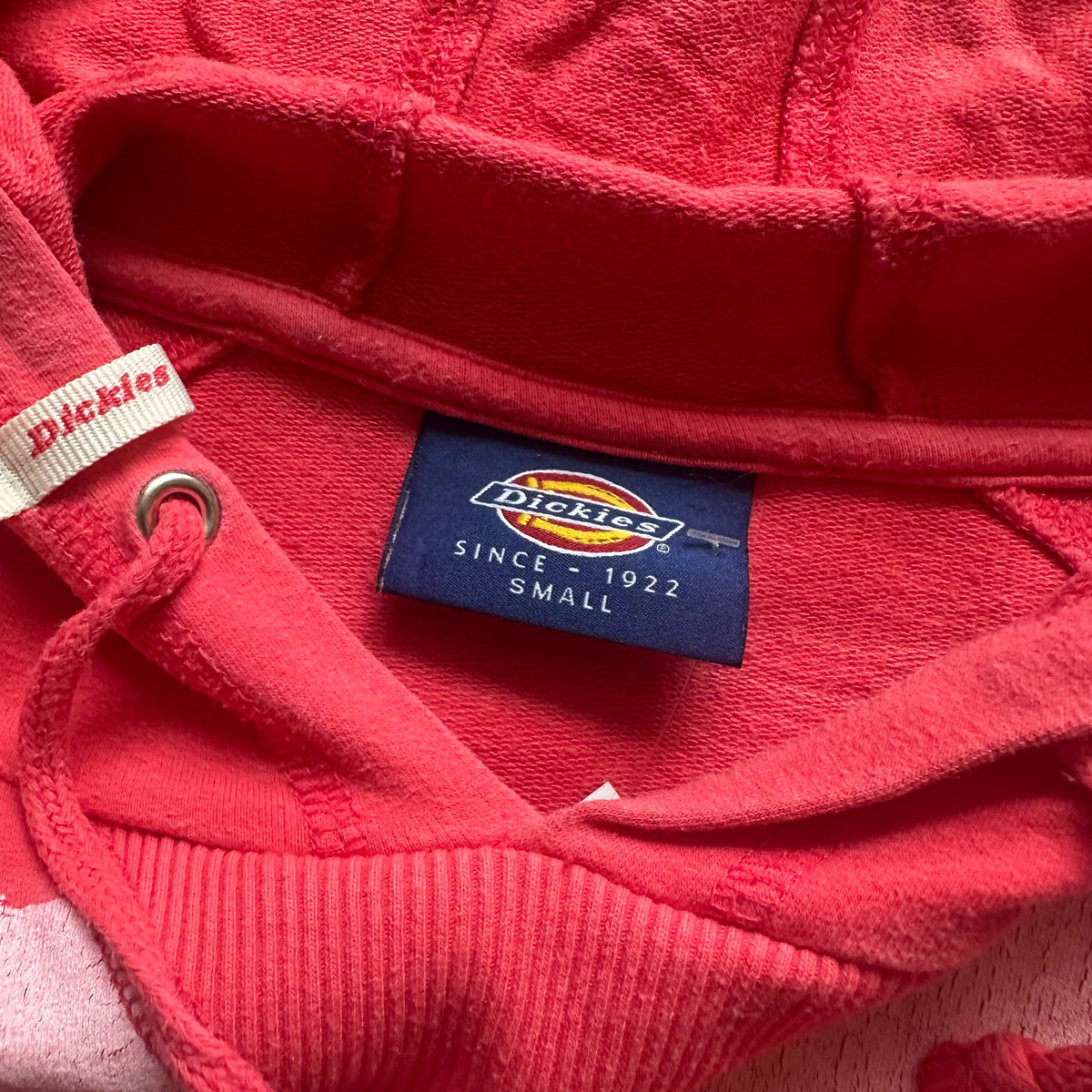 Dickies Pink Striped Hoodie S