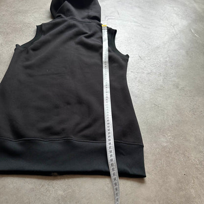 Adidas Black Sleeveless Zip Hoodie Vest XS
