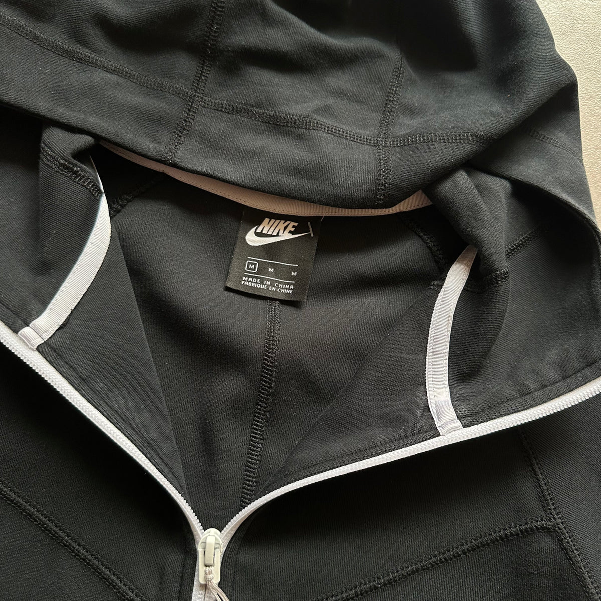 Nike Black Zip Hoodie M