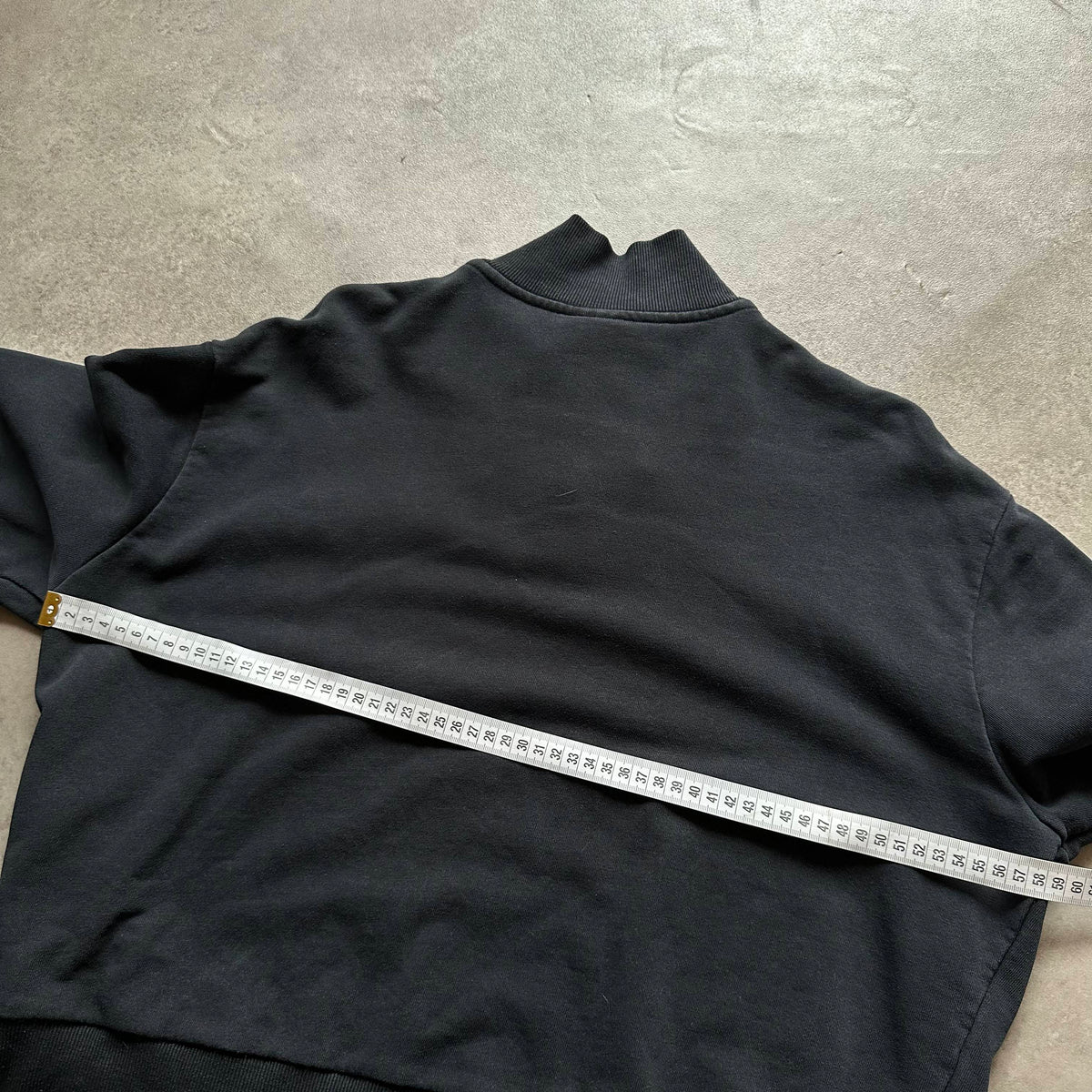 Ellesse Faded Black 1/4 Zip Sweatshirt XS