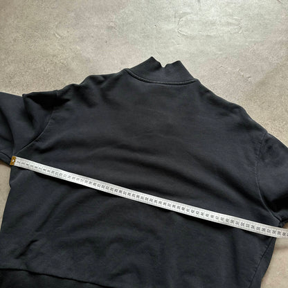 Ellesse Faded Black 1/4 Zip Sweatshirt XS
