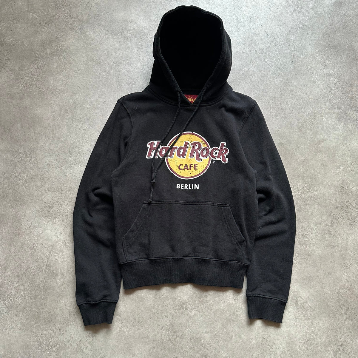 Hard Rock Cafe Berlin Black Graphic Hoodie S