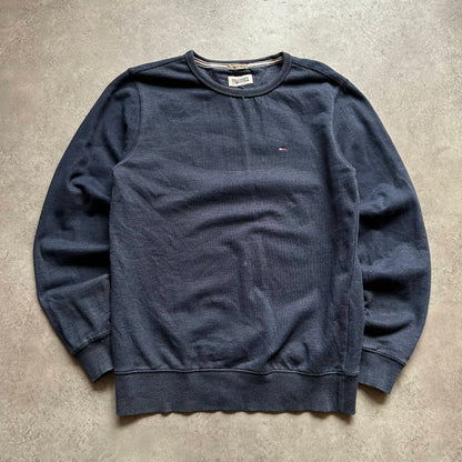 Tommy Hilfiger Navy Flag Logo Crewneck S