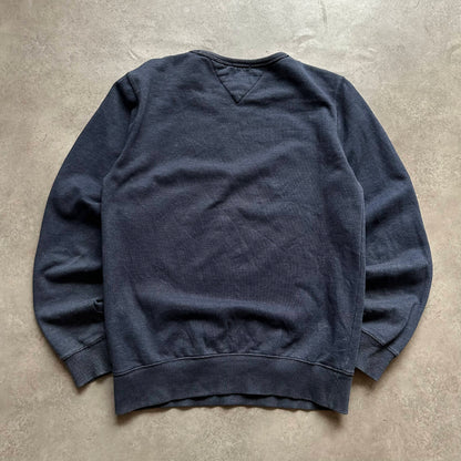 Tommy Hilfiger Navy Flag Logo Crewneck S
