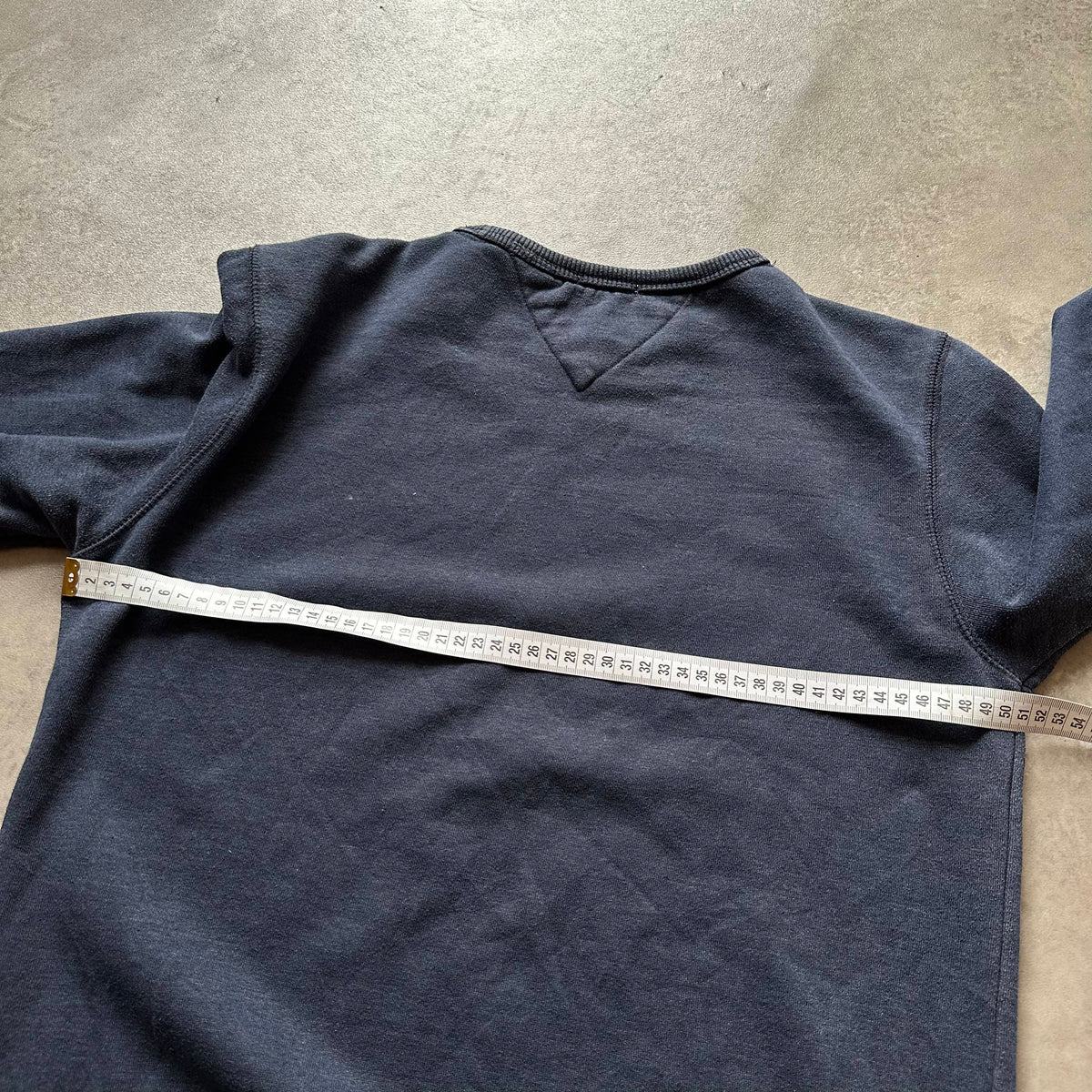 Tommy Hilfiger Navy Flag Logo Crewneck S