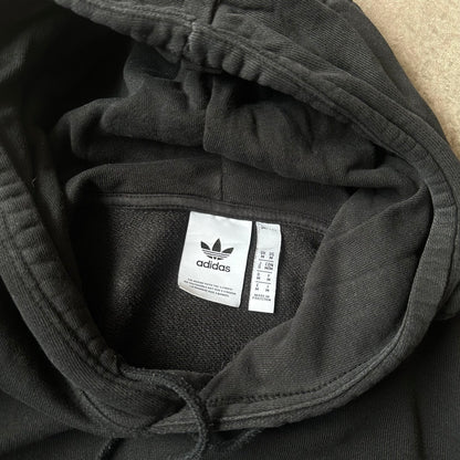 Adidas Black Trefoil Logo Hoodie M