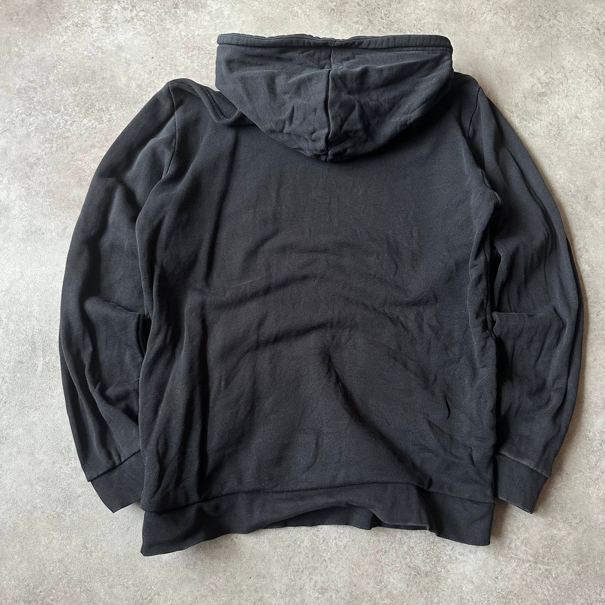 Adidas Black Trefoil Logo Hoodie M