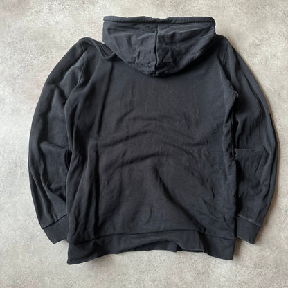 Adidas Black Trefoil Logo Hoodie M