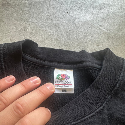 Fruit of the Loom Black Reaper Graphic Crewneck L