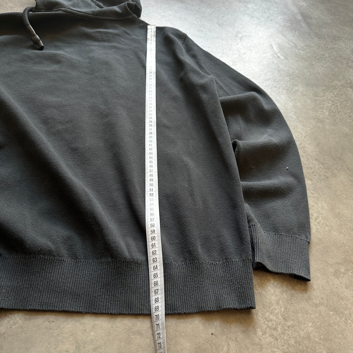 Freesoul Charcoal Grey Logo Hoodie M