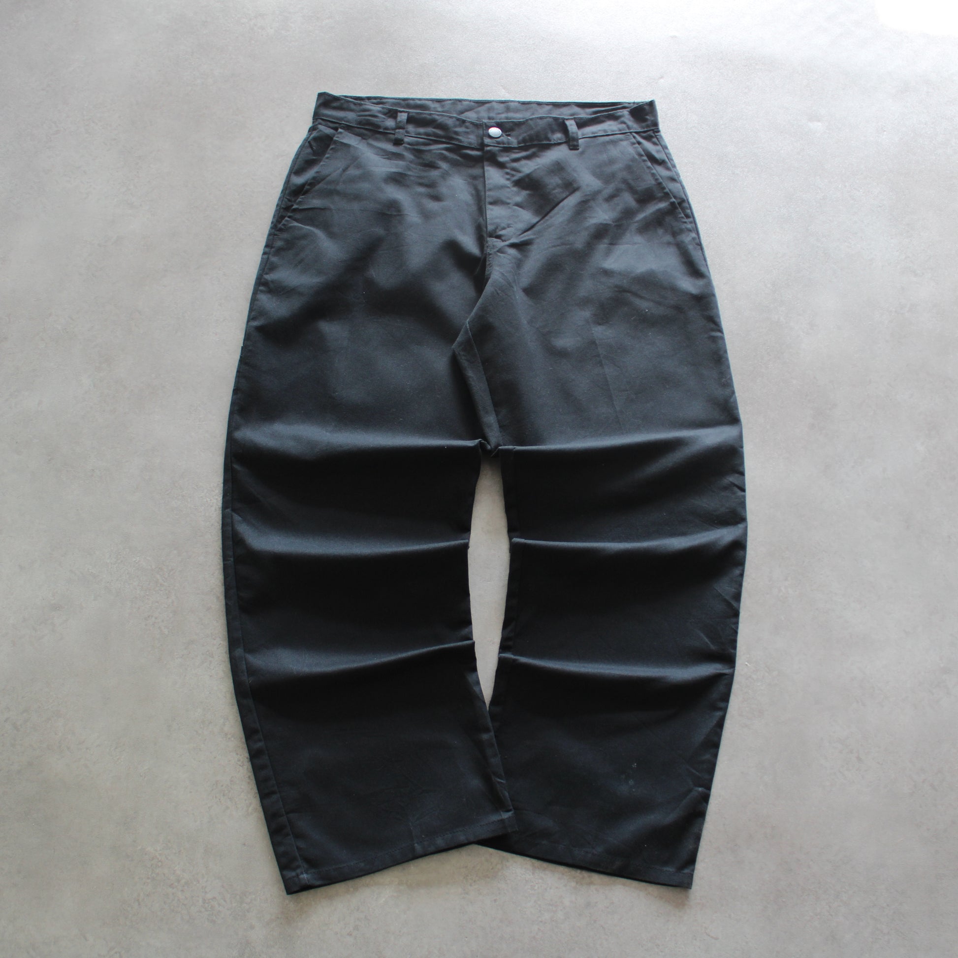 Dickies pants, vintage workwear trousers, black wide-leg pants, retro streetwear, Dickies work pants, men’s vintage trousers