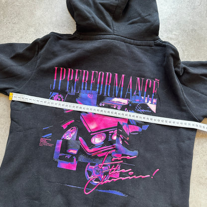 JP Clothing Black Embroidered Logo Hoodie XS