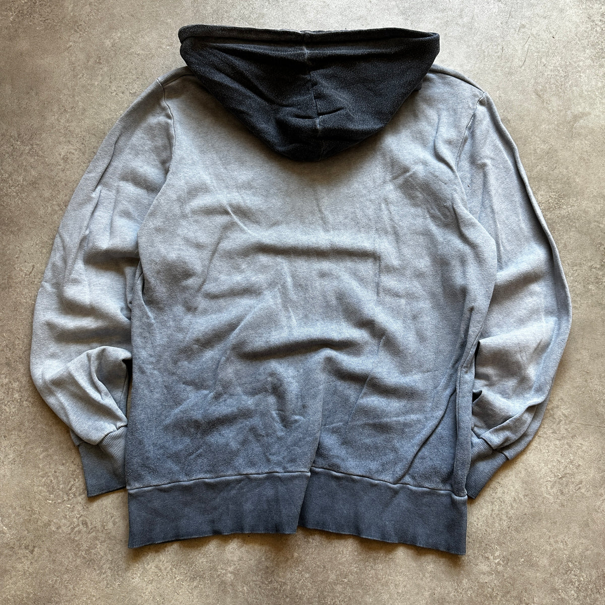 Ballin Amsterdam Faded Blue Gradient Hoodie L