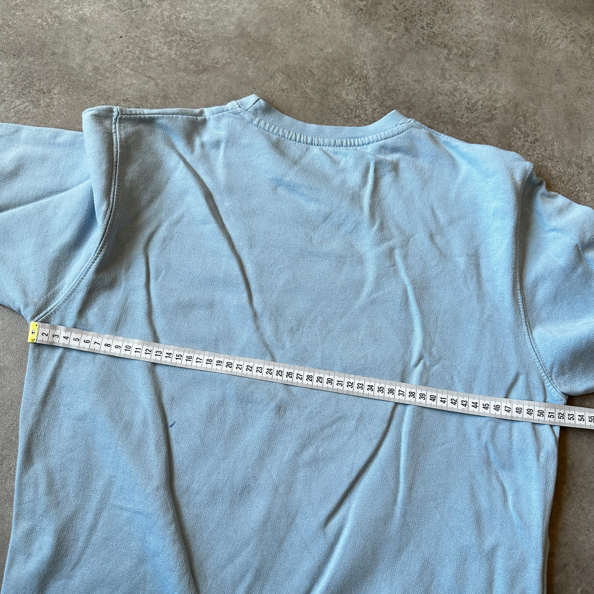 Heartbreak Weather Light Blue Graphic Crewneck S