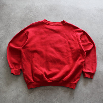 Iceberg Vintage Red Embroidered Joker Sweatshirt (Woman-L)