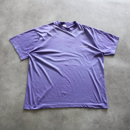 Adidas Originals Purple T-Shirt – Minimal Logo Tee (Man-L)