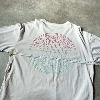 FC Bayern München Off-White Chest Print T-Shirt XL
