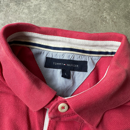 Tommy Hilfiger Pink H Patch Polo L