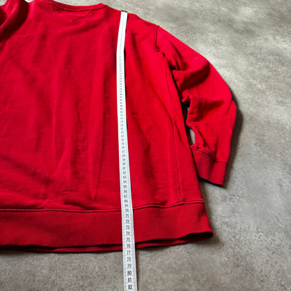 Tommy Jeans Red NYC Arch Logo Crewneck L