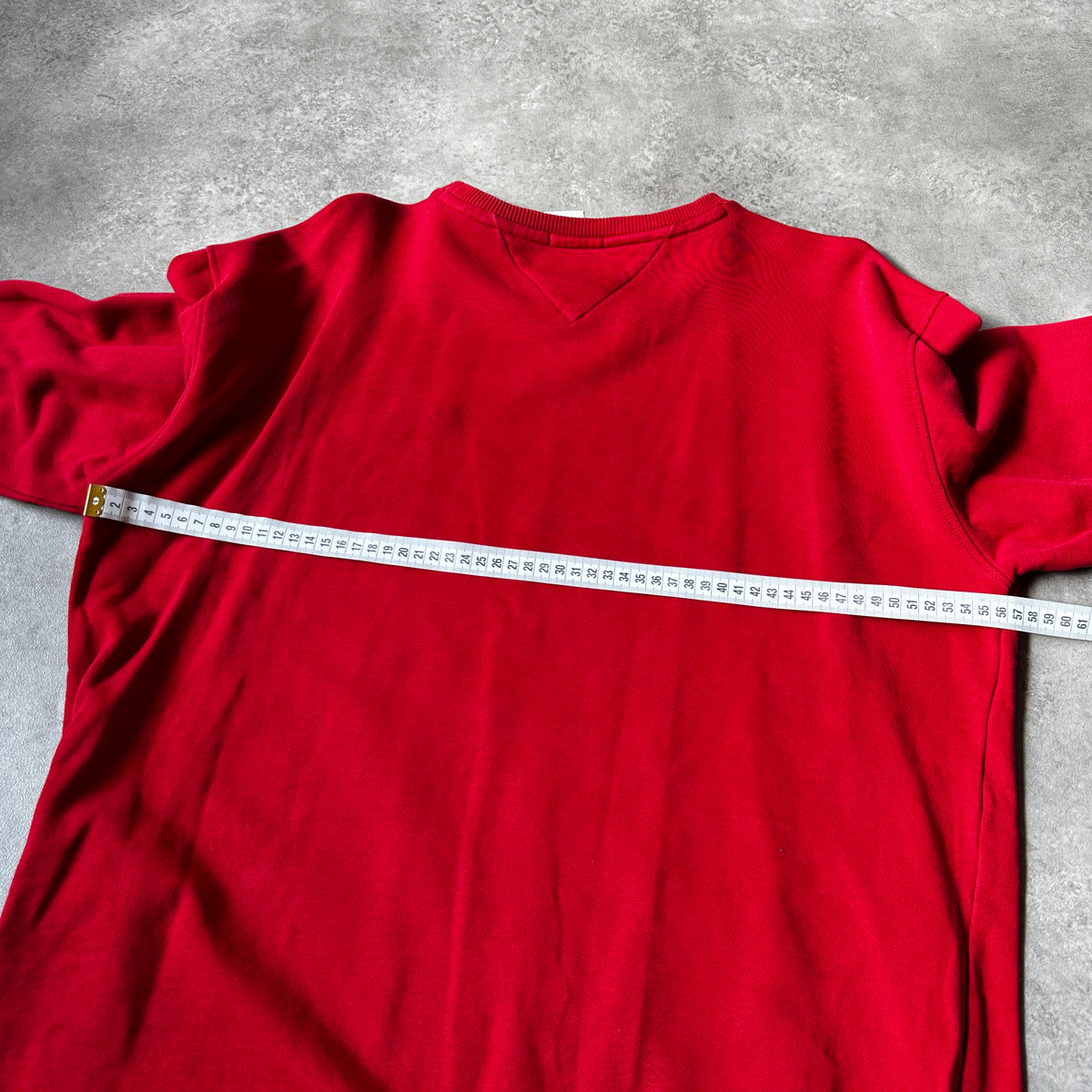 Tommy Jeans Red NYC Arch Logo Crewneck L