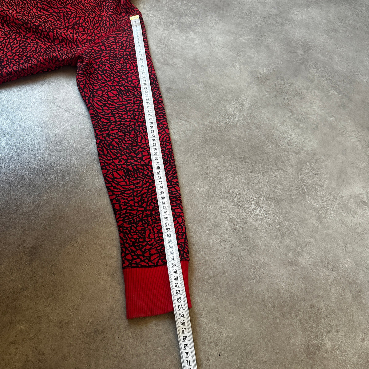 Nike Red Elephant Print Zip Hoodie 168cm