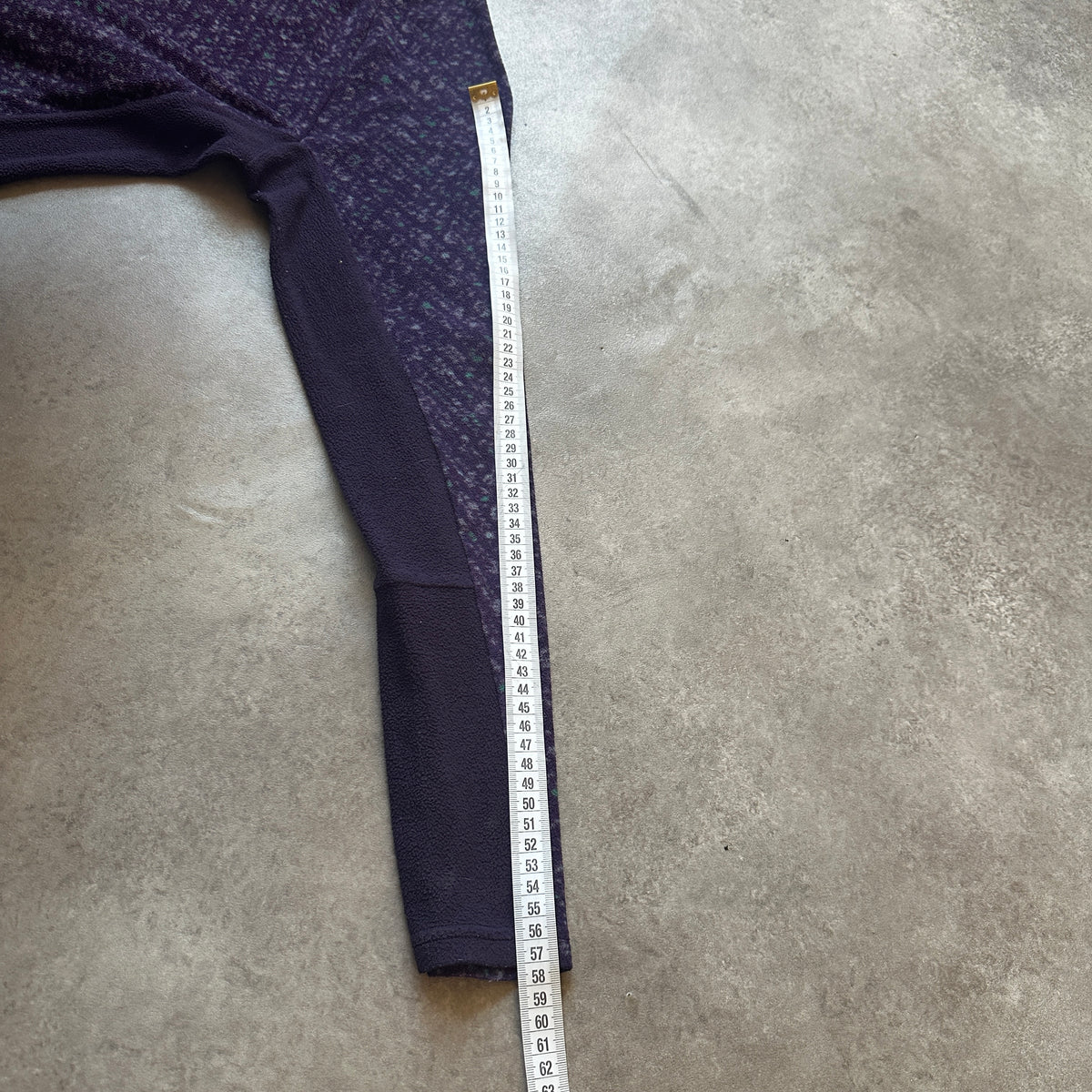 Columbia Purple Flecked 1/2 Zip Fleece L
