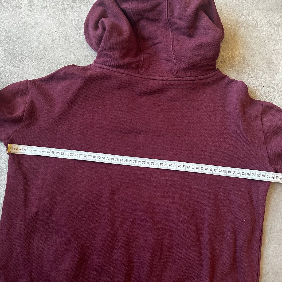 Champion Maroon Logo Hoodie S