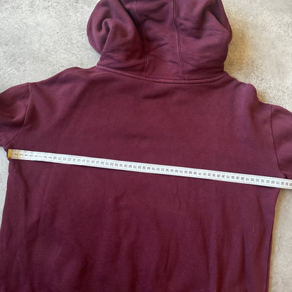 Champion Maroon Logo Hoodie S