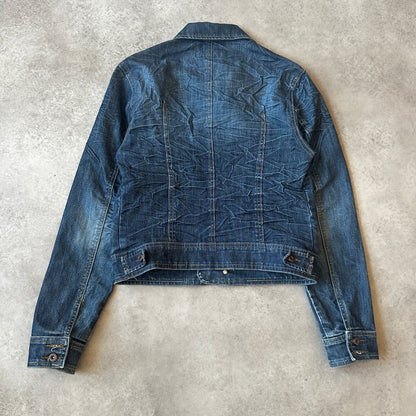ICEblue Vintage Dark Wash Denim Jacket S