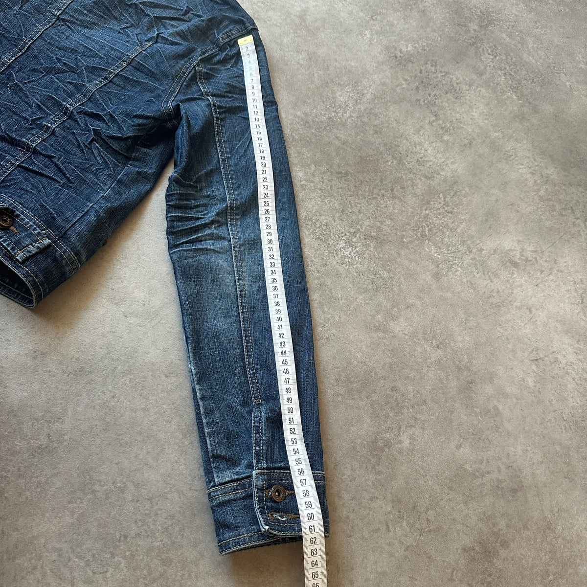 ICEblue Vintage Dark Wash Denim Jacket S